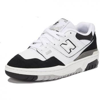 New Balance Kids' 550 Basketball Sneakers - White/Black/Grey - Size 6 (Medium)