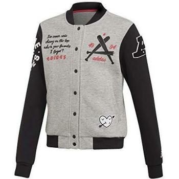 adidas Jg A Col Bomber Sudadera, Niñas, brgrin/Negro, 128