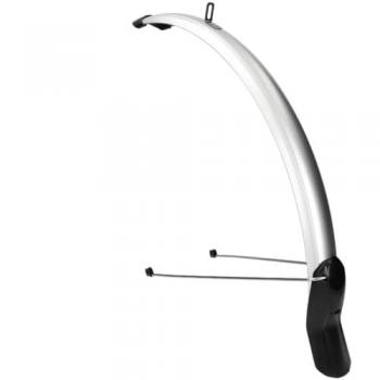 Guardabarros Delantero Eurofender Scatto 26-28 Pulgadas 51 Mm Plata