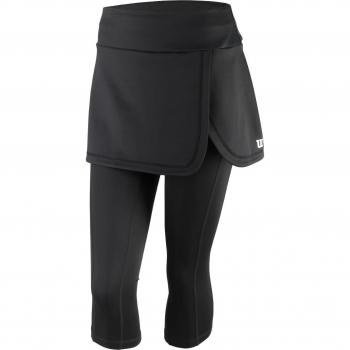 Falda Deportiva Wilson Capri IV para Mujeres - Negro, Blanco