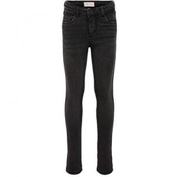 Only KONRACHEL DNM Jeans Noos Pantalón, Black Denim, 152 cm para Niñas