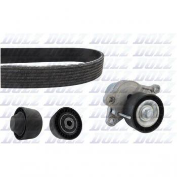 Kit de poleas DOLZ con correa de distribución SKD206A