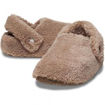 Crocs Classic Cozzzy Slipper - Unisex Indoor Footwear - Size 48-49 (EU) / M13 (US) - Pure Brown