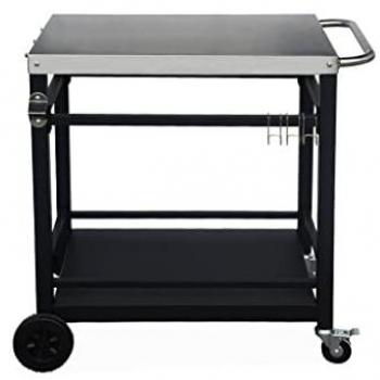 Mesa Plancha Colbert Negra Mate 88x58x82.8 cm