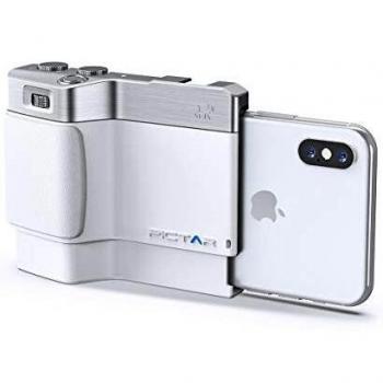 miggo pictar Plus Mark II Grip para Smartphone, Silver/Smokey White