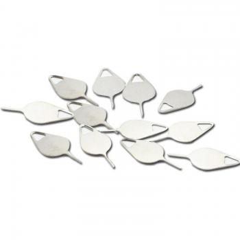 Juego de 200 Piezas Herramienta de Eyector de Tarjeta SIM y Llave para Bandeja de Sim para Teléfonos Móviles