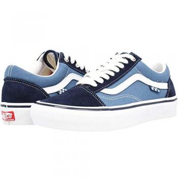 Zapatillas Vans Skate Old Skool Azul Blanco Unisex Adulto, Navy/White, 13.5 Women/12 Men