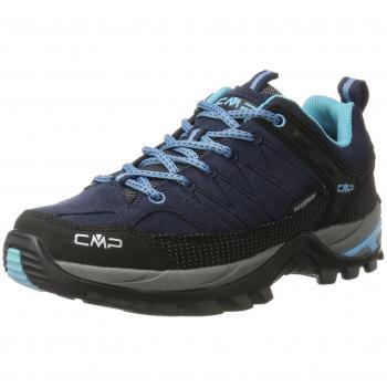 CMP Rigel Low Wmn Trekking Shoes WP, Zapatillas de Senderismo Mujer, B.Blue Clorophilla 82Bd, 37 EU