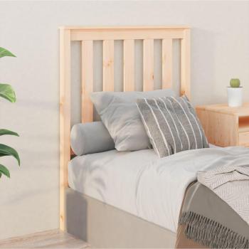 Cabecero para cama de madera maciza de pino 81x6x101 cm