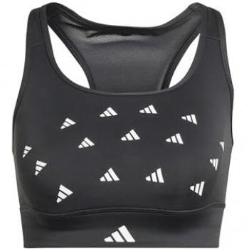 Adidas Power React Sujetador/Top de Training Sujección Media Mujer Negro ADHZ1522_NEGRO