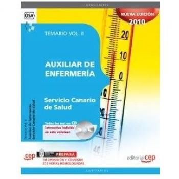 Auxiliar de Enfermería Servicio Canario de Salud. Temario Vol. II.