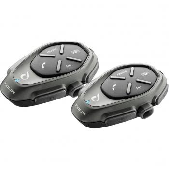 Cellularline Torre Pack de 2 kits de intercomunicador Bluetooth