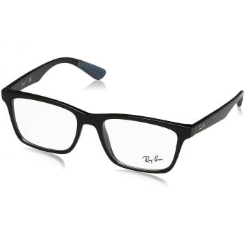Ray-Ban Women's 0RX 7025 2000 55 Optical Frames, Black