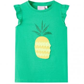 Camiseta infantil verde 140