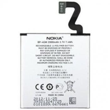 Bateria Original Nokia BP-4GW para Nokia Lumia 920 / 2000mAh / Bulk