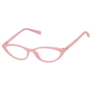 Italia Independent II 5406 Kids' Eyeglasses Pink Size 48 - Frame Only, Blue Light Block Available