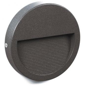 Aplique LED Asimétrico SLIM IP65 4W 3000K Antracita CRISTHER 580C-L0104B-04