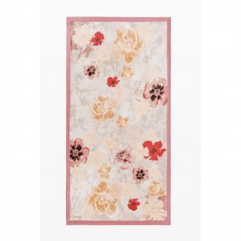 Desigual Floral Gradient Scarf and Gloves Set, Multicolor, Female, Size: ONE SIZE
