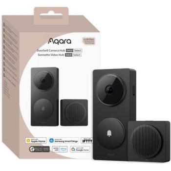 Timbre Inteligente Aqara G410 con Cámara 2K, Visión Nocturna, Zigbee, Matter y Audio Bidireccional