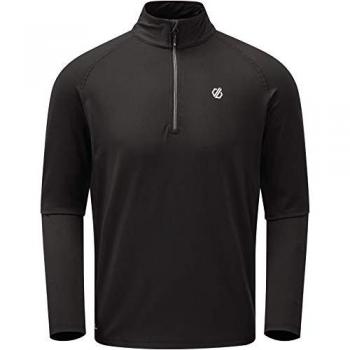 Dare 2b - Men's Quick-Drying Fuse Up II Recycled Lightweight Core Stretch Midlayer Black, Size: XXXL