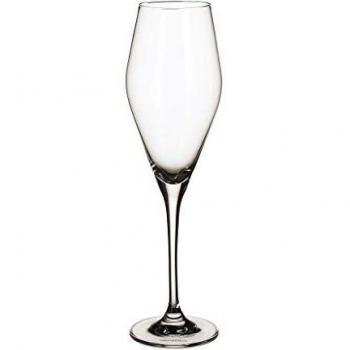 Villeroy & Boch La Divina champagne glass set, 260 ml, 4 pieces, crystal glass, clear