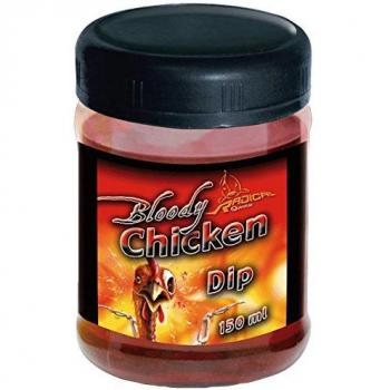 Quantum 150ml Radical Bloody Chicken Dip Boilie Dip - Red/Brown, 5.90551 Inch