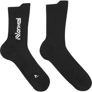 Calcetines de Running Unisex en Color Negro de Lana Merino