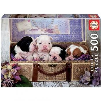 Puzzle 500 piezas Cachorros