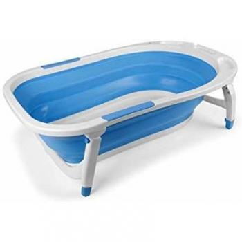 Bañera Bebé Plegable Azul