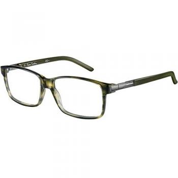 Pierre Cardin - P.C. 6138, Geométrico, acetato, hombre, DARK HAVANA