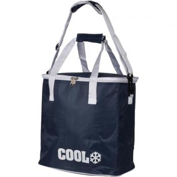 Bolsa Nevera 18L Azul Oscuro/Blanco 29x21x31 cm