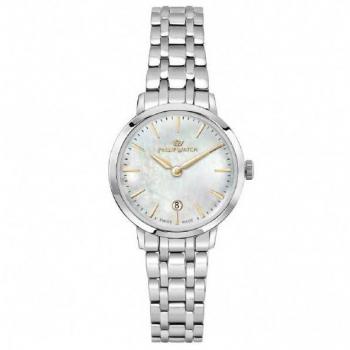 Philip Watch Audrey Swiss Made Women's Quartz Watch with Stainless Steel and Mother of Pearl Dial R8253150513