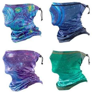 Snood Multifunctional Headwear Bandana Face Masks Elastic Neck Gaiters Face Mask Sun Uv Protection Balaclava Scarf For Camping Running Motorcycling