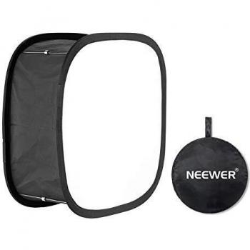 Neewer LED Light Panel Softbox for 480 LED Light - 9.25x9.25 inches Opening, Foldable with Locking Tape and Carry Bag for Photo Studio Portraits Photography Video Shooting, Natural Look
