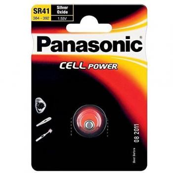 'Reloj' SR41EL Baterías Panasonic óxido de plata x 1