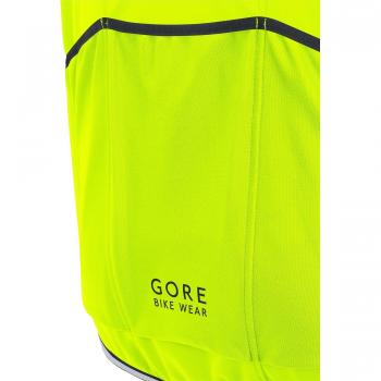 GORE BIKE WEAR, Chaqueta Hombre Ciclista carretera, 3 en 1, Mangas desmontables, GORE WINDSTOPPER, PHANTOM Zip-Off Jacket, Talla XL, Amarillo neón/Negro, JWIPHA089906