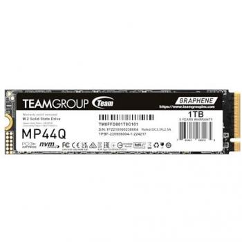 SSD M.2 PCIe 4.0 NVMe Team Group MP44Q 1TB - Velocidades hasta 7400/6200 MB/s con disipador de grafeno