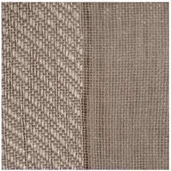 Cortina Voile Elsa Ivoire 140x240 cm - 100% Poliéster, 8 Ojetes