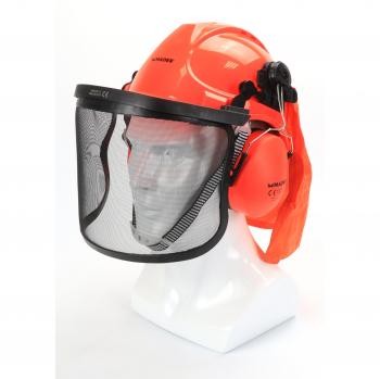 CASCO CON VISERA Y AURICULARES MGD 49059