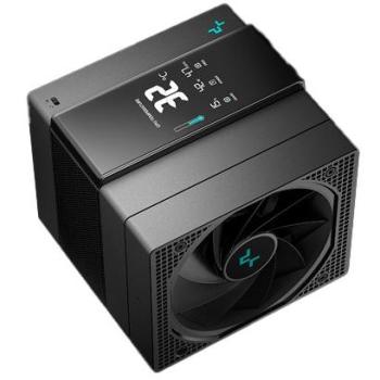 Refrigerador de CPU Deepcool Assassin IV VC Vision 140mm con Display y Cámara de Vapor, Compatible Intel y AMD