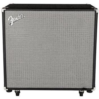 Fender Rumble 115 Cabinet V3 Amplificador para Bajo 600W, 1x15 altavoz, potencia de salida de 600W, diseño ligero y portátil, construcción robusta, entrada de jack estándar, compatible con ampl