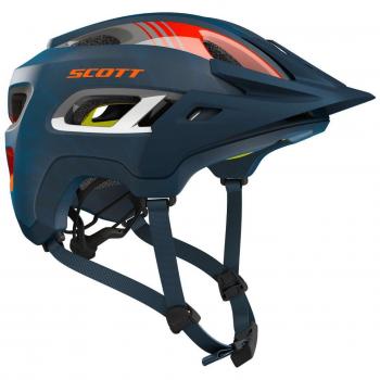 Scott SCO Helmet Stego (CE) Blue/Naranja, M (55-59 cm)