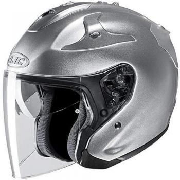 HJC NC Casco per Moto, Hombre, Gris, L