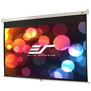 Pantalla de Proyección Manual Elite Screens M84NWH 185x104 cm Formato 16:9 Color Blanco