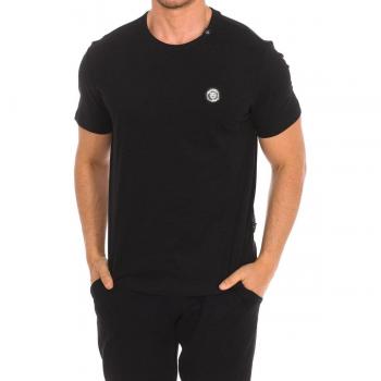 Plein Sport Tips404 Mens Short Sleeve T-Shirt - Black Cotton - Size 2xl