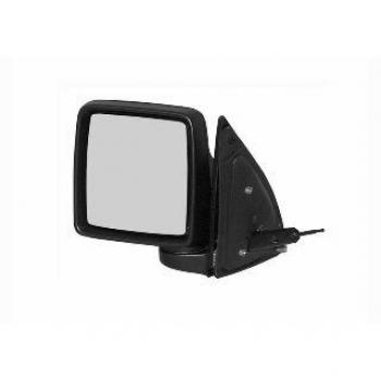 Espejo retrovisor VAN WEZEL 3789804 con características de ajuste eléctrico, vidrio convexo, marco negro y diseño específico para vehículos