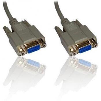 5 m 487,68 cm de módem m en serie DB9 hembra RS232 RS-232 9 pin a 9 pin Cable de