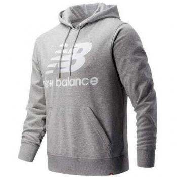 New Balance Mt91547 Sudadera con Capucha, Hombre, Athletic Grey, Large