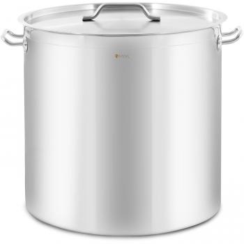Olla Cacerola de Acero Inoxidable 98 Litros 500 mm para Placas de Inducción