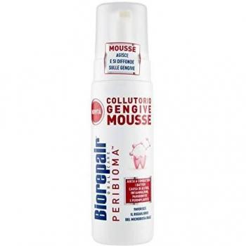 Biorepair Peribioma Mousse Enjuague Bucal 200 ml - Antibacteriano, Reparador de Esmalte, para Encías Inflamadas